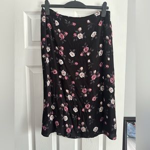 Delia’s Floral Midi Skirt